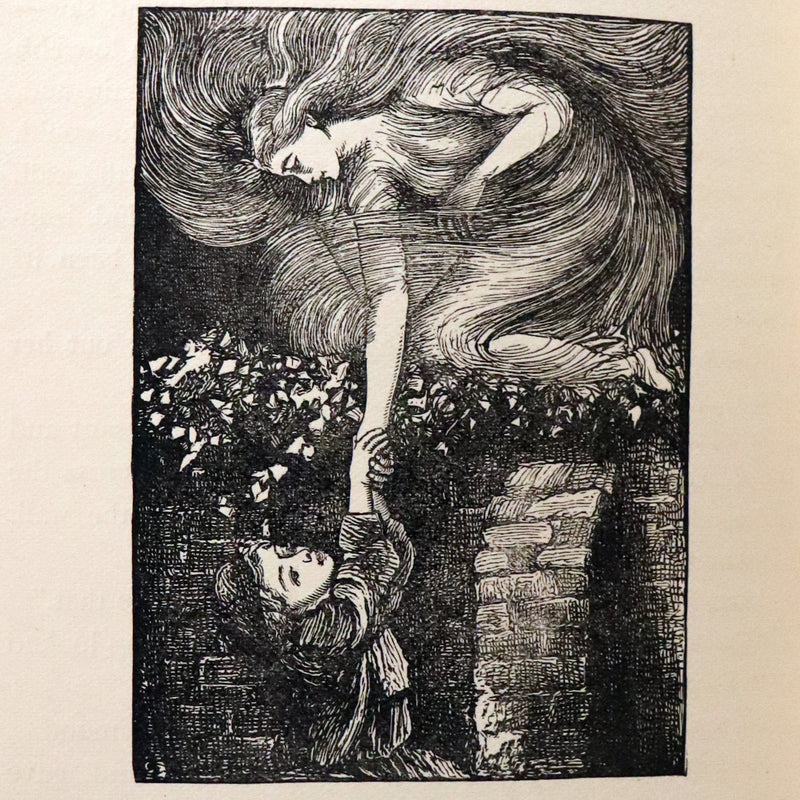 1905 Rare Book - AT THE BACK OF THE NORTH WIND by George MacDonald illustrated by Arthur Hughes.