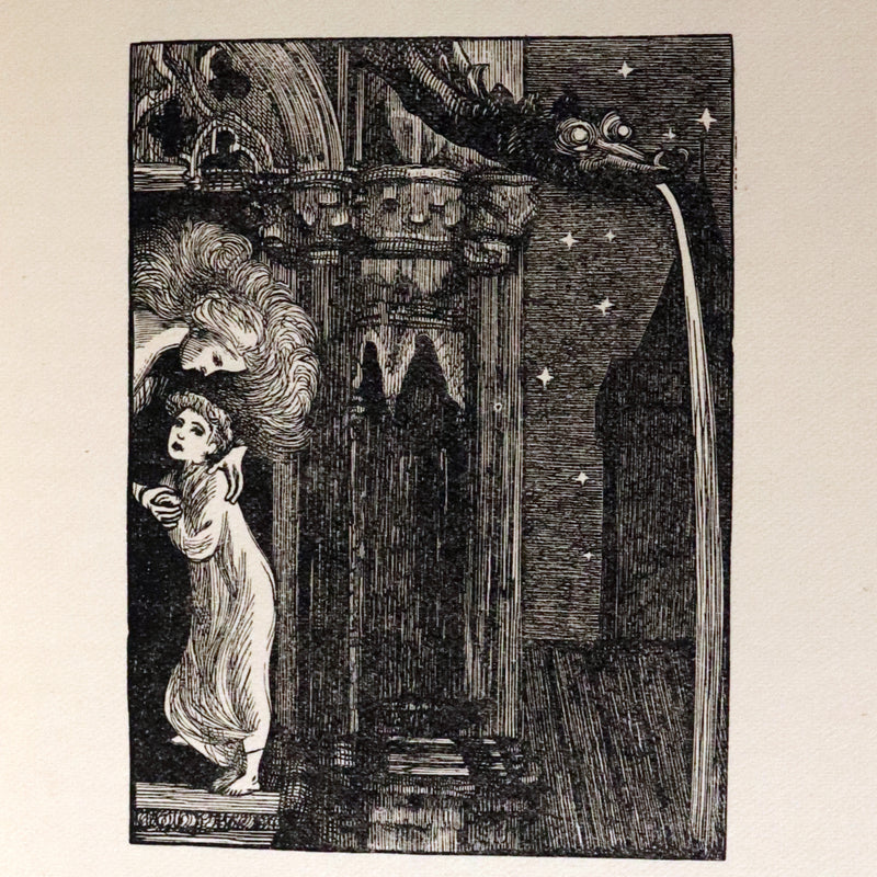 1905 Rare Book - AT THE BACK OF THE NORTH WIND by George MacDonald illustrated by Arthur Hughes.