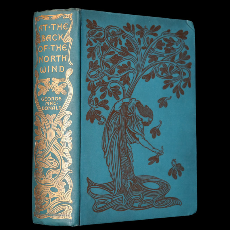 1905 Rare Book - AT THE BACK OF THE NORTH WIND by George MacDonald illustrated by Arthur Hughes.