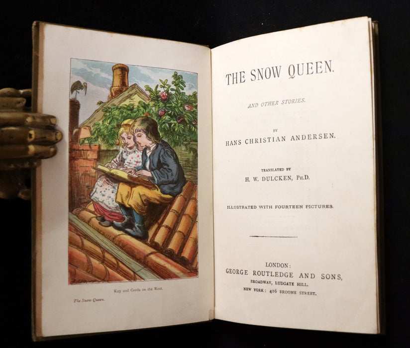 1890 Scarce Victorian Edition - Hans Christian Andersen - The Snow Queen, The Phoenix Bird and Other Fairy Tales.