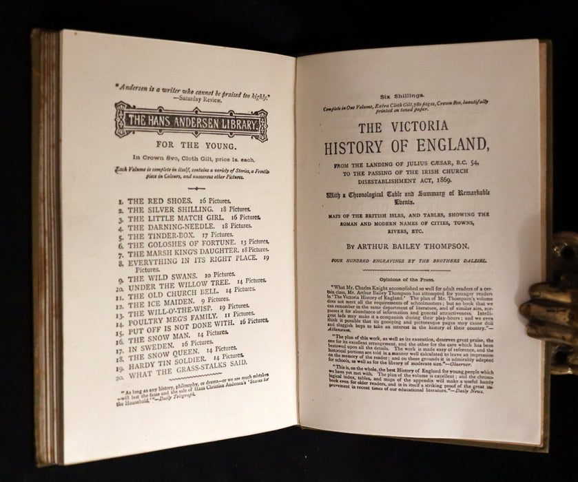 1890 Scarce Victorian Edition - Hans Christian Andersen - The Snow Queen, The Phoenix Bird and Other Fairy Tales.