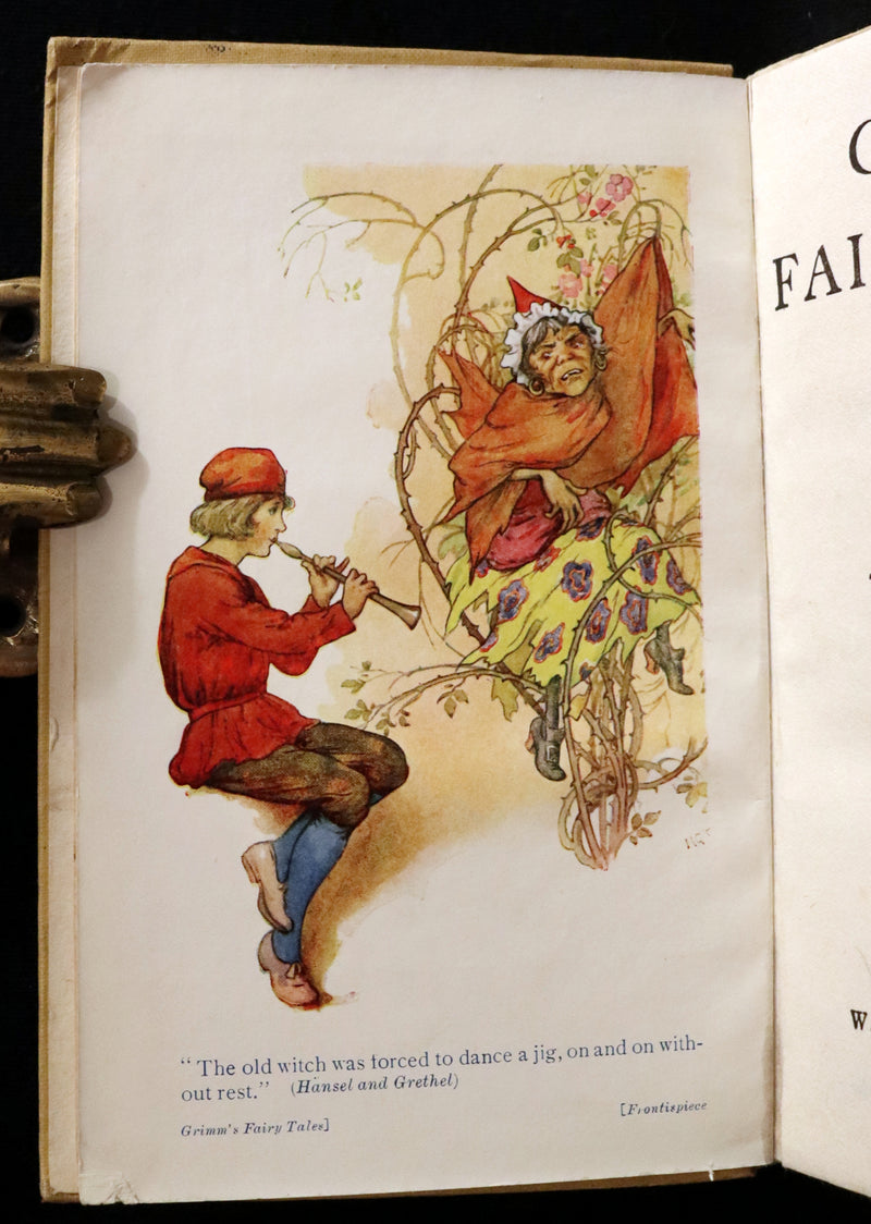 1925 Scarce Book - GRIMM'S FAIRY TALES Collected by The Brothers Grimm.