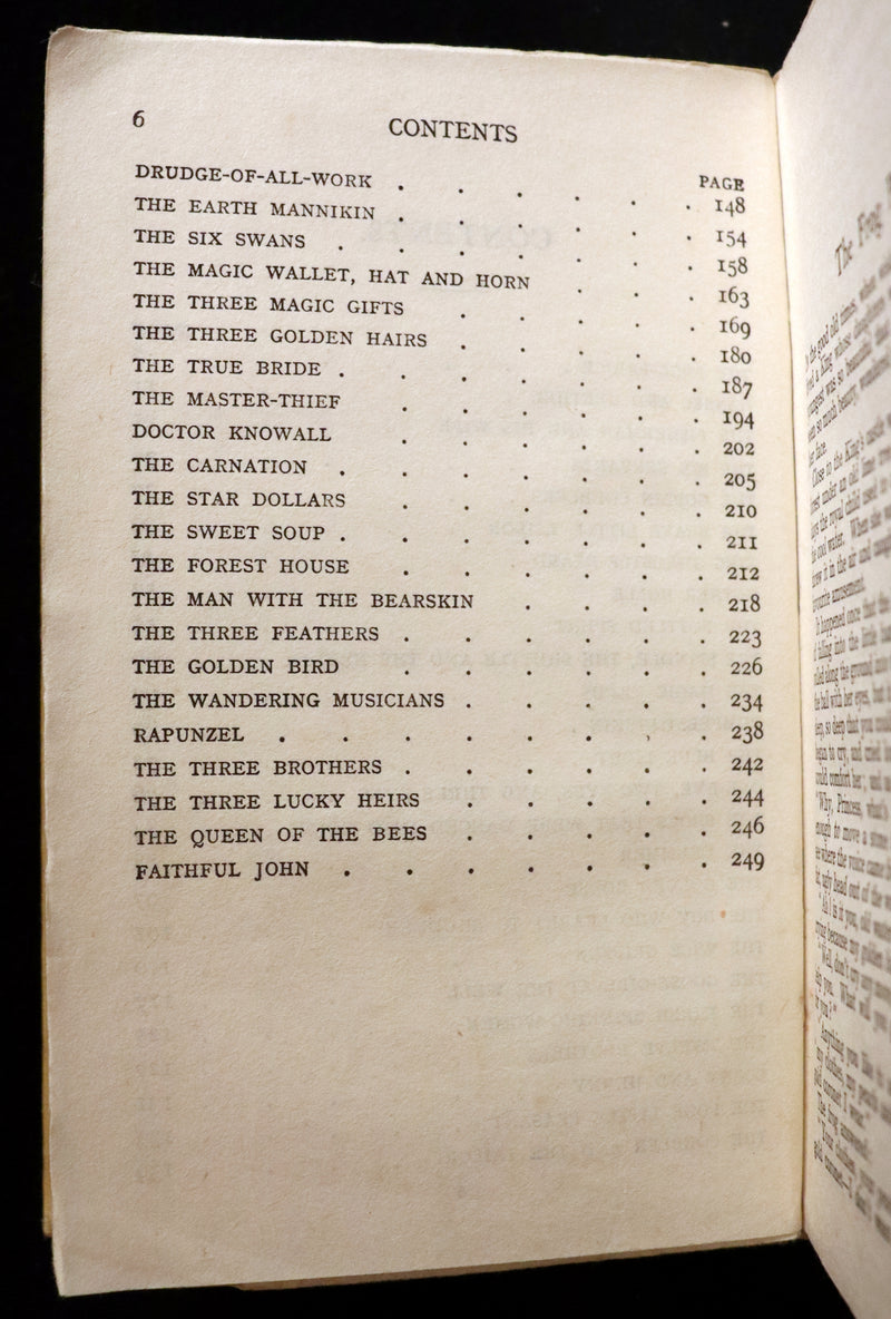 1925 Scarce Book - GRIMM'S FAIRY TALES Collected by The Brothers Grimm.