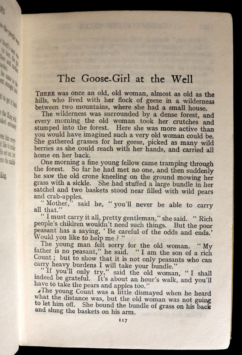 1925 Scarce Book - GRIMM'S FAIRY TALES Collected by The Brothers Grimm.