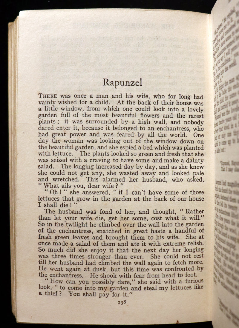 1925 Scarce Book - GRIMM'S FAIRY TALES Collected by The Brothers Grimm.