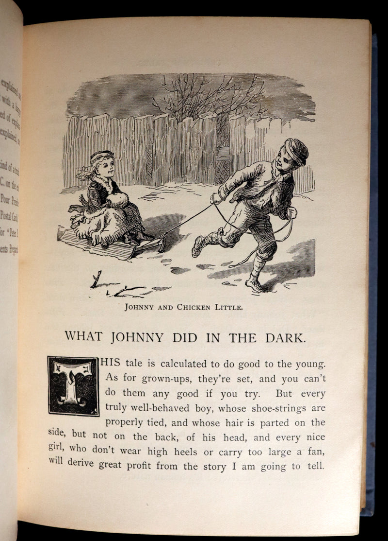 1887 Scarce Victorian Book ~ Two Ghosts and Other Christmas Stories by Rossiter W. Raymond.