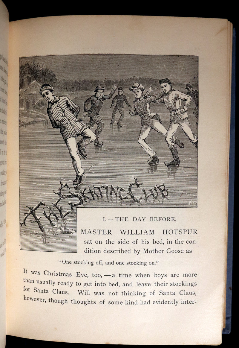 1887 Scarce Victorian Book ~ Two Ghosts and Other Christmas Stories by Rossiter W. Raymond.