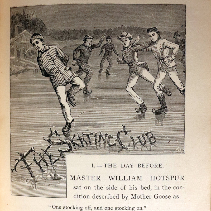 1887 Scarce Victorian Book ~ Two Ghosts and Other Christmas Stories by Rossiter W. Raymond.