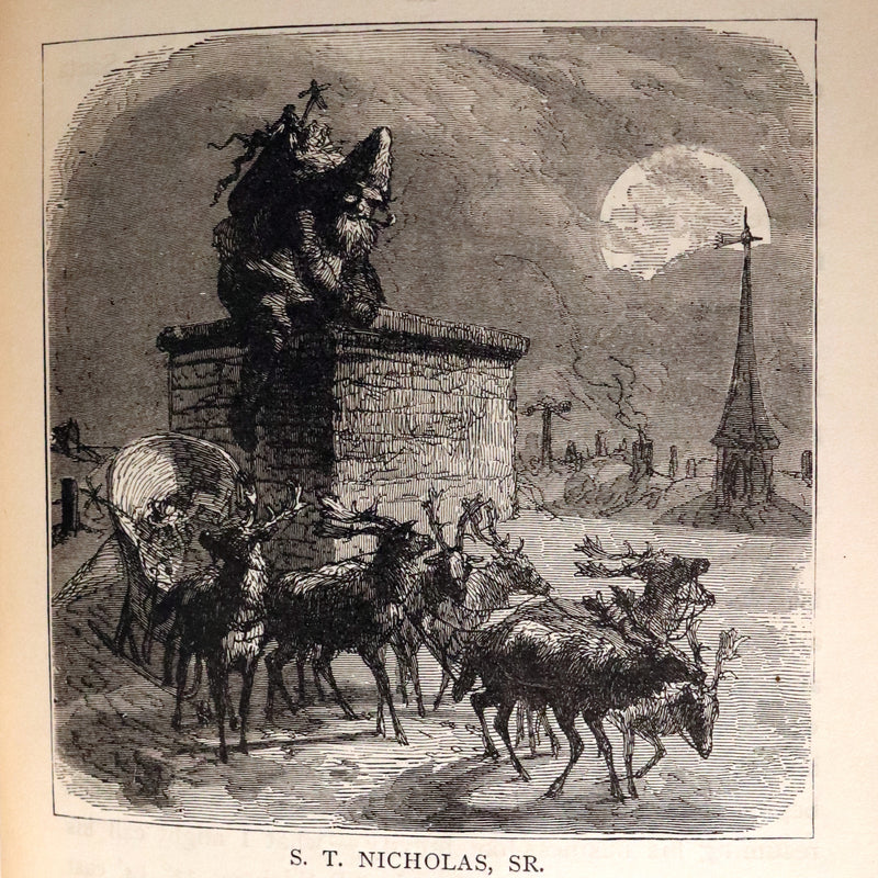1887 Scarce Victorian Book ~ Two Ghosts and Other Christmas Stories by Rossiter W. Raymond.
