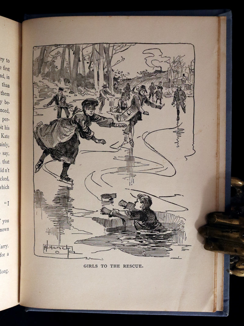 1887 Scarce Victorian Book ~ Two Ghosts and Other Christmas Stories by Rossiter W. Raymond.