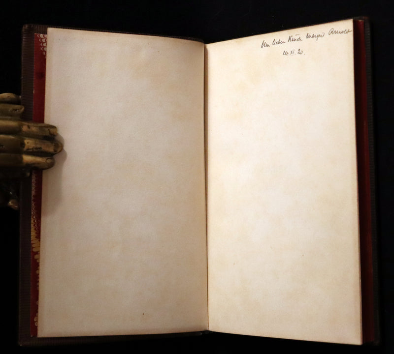 1862 Rare book beautifully bound in Morocco - The PRINCESS by Alfred Lord Tennyson.