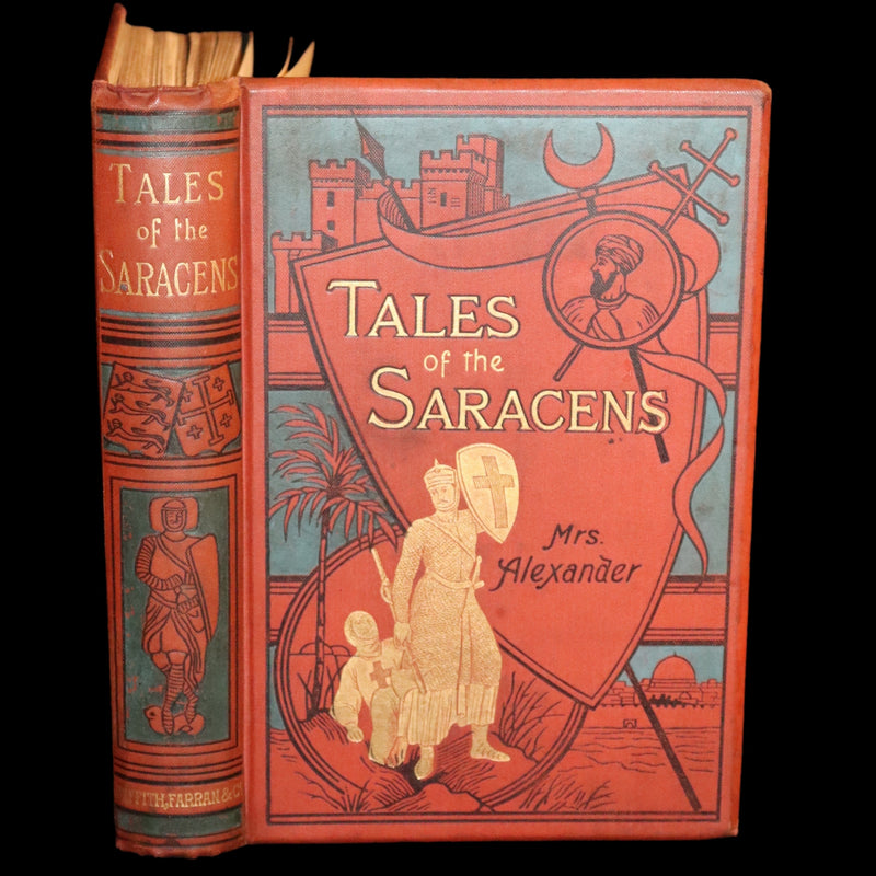 1890 Scarce Book - Tales of the Saracens by Alexandra Hutton. Illustrated.
