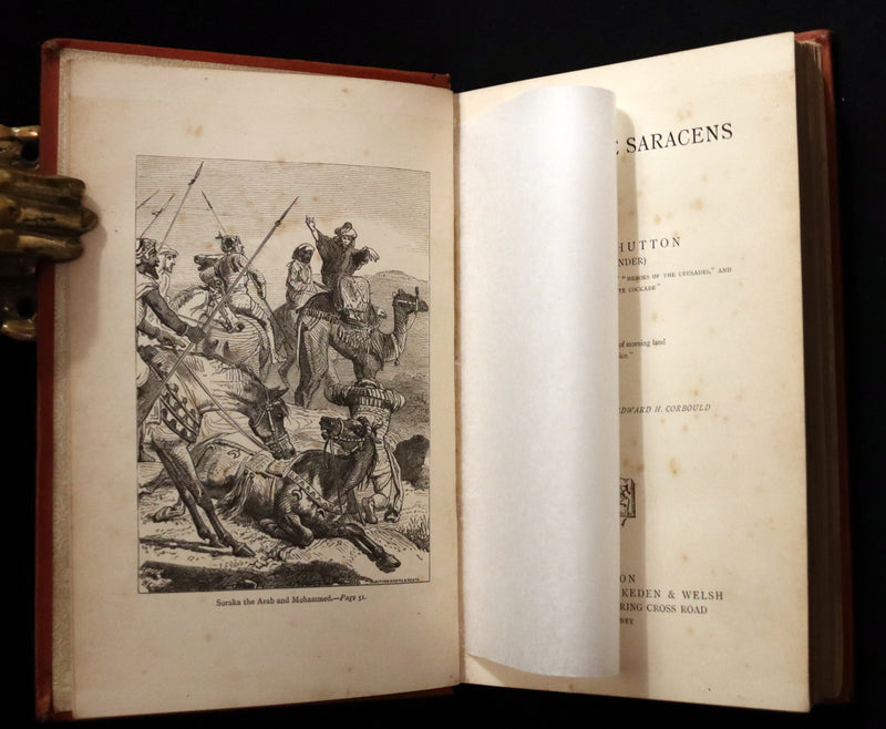 1890 Scarce Book - Tales of the Saracens by Alexandra Hutton. Illustrated.
