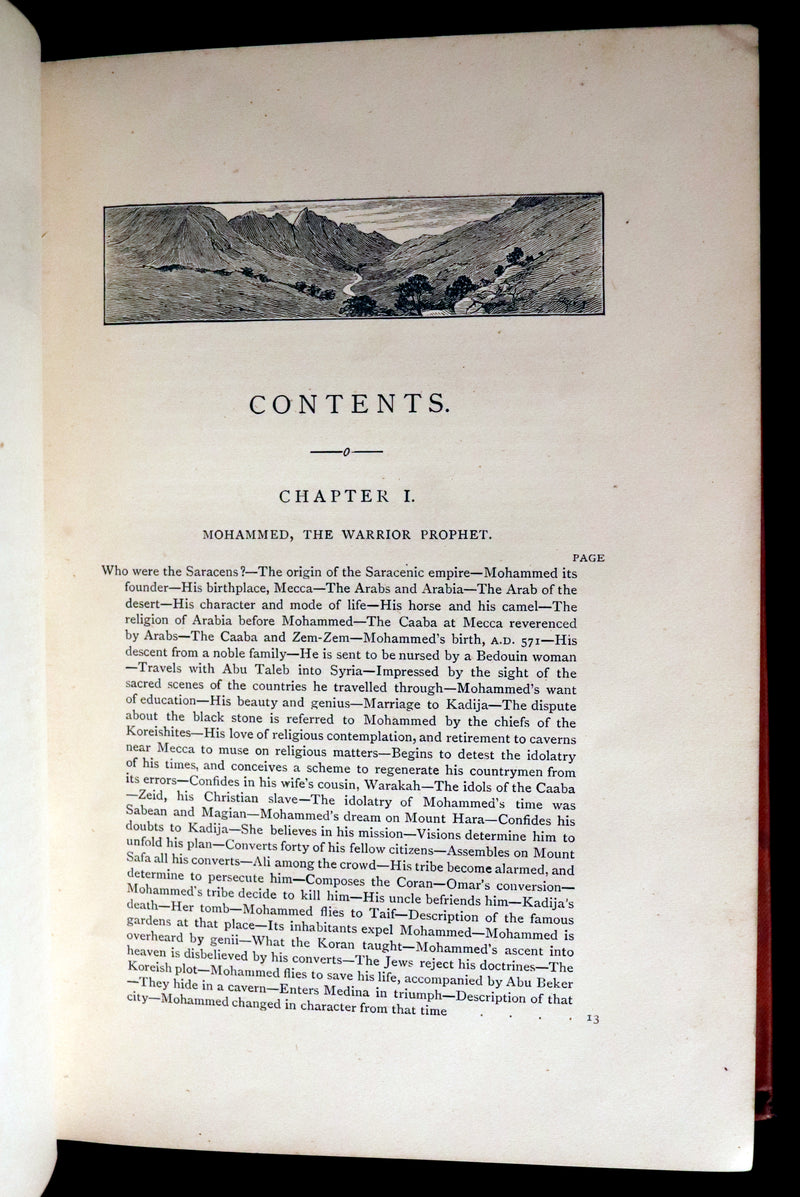 1890 Scarce Book - Tales of the Saracens by Alexandra Hutton. Illustrated.