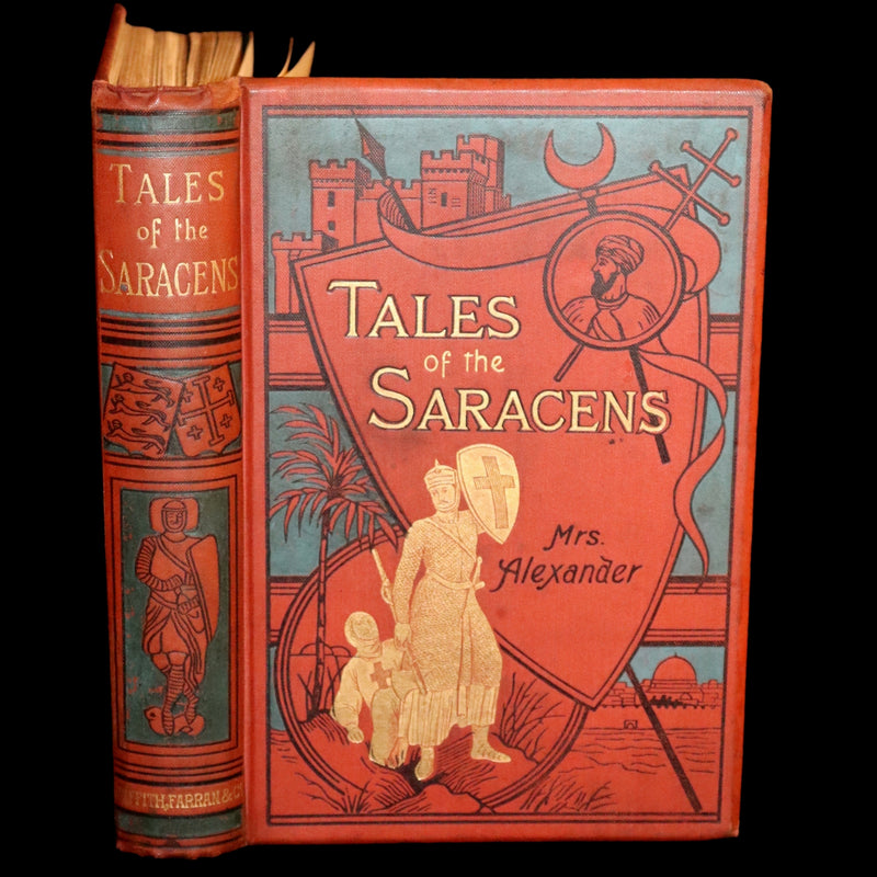 1890 Scarce Book - Tales of the Saracens by Alexandra Hutton. Illustrated.