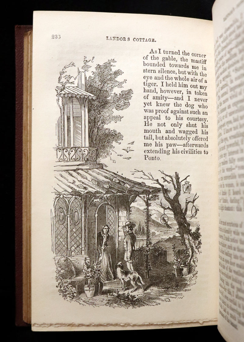 1866 Scarce Victorian Edition - The Complete Poetical Works of Edgar Allan Poe with a Selection of his Sketches and Reviews. Illustrated.