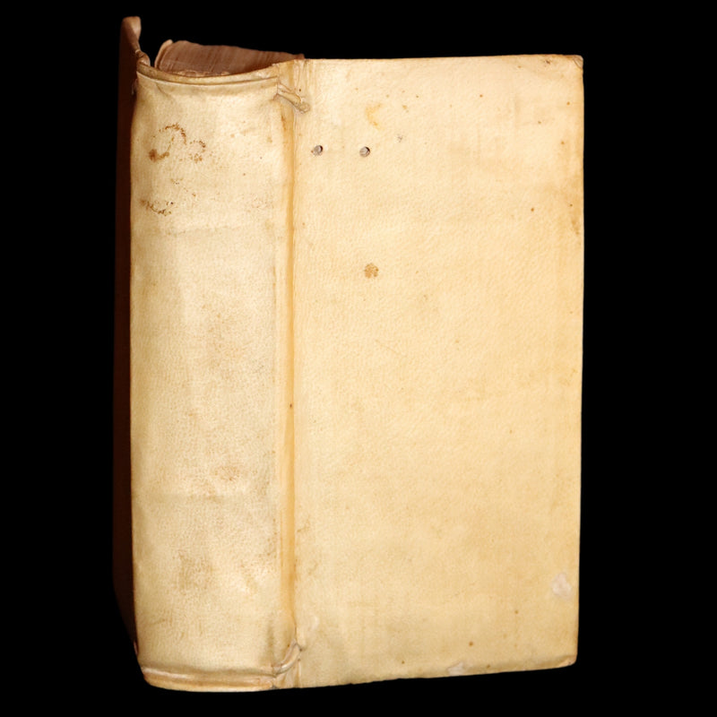 1700 Scarce Italian Vellum Book - La Causa De Ricchi Overo Il Debito by Giovanni Pietro Pinamonti. First Edition.