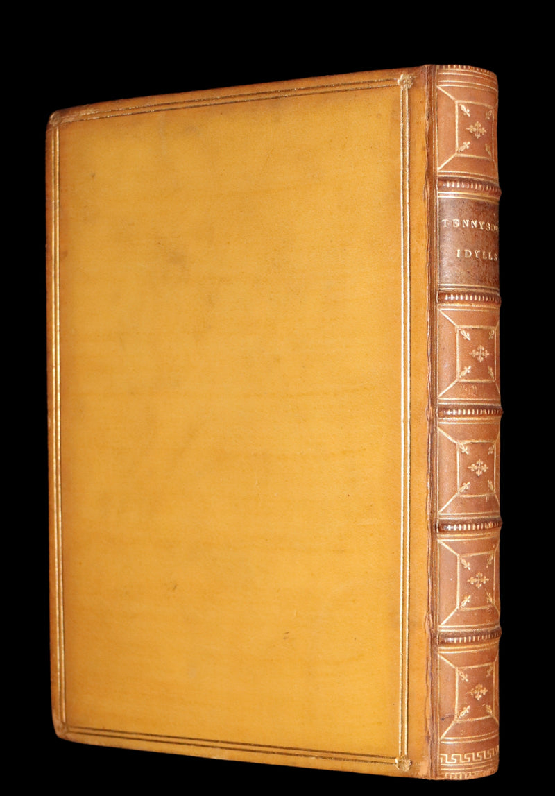 1863 Rare Book - Legend of King Arthur - IDYLLS OF THE KING by Alfred Tennyson.