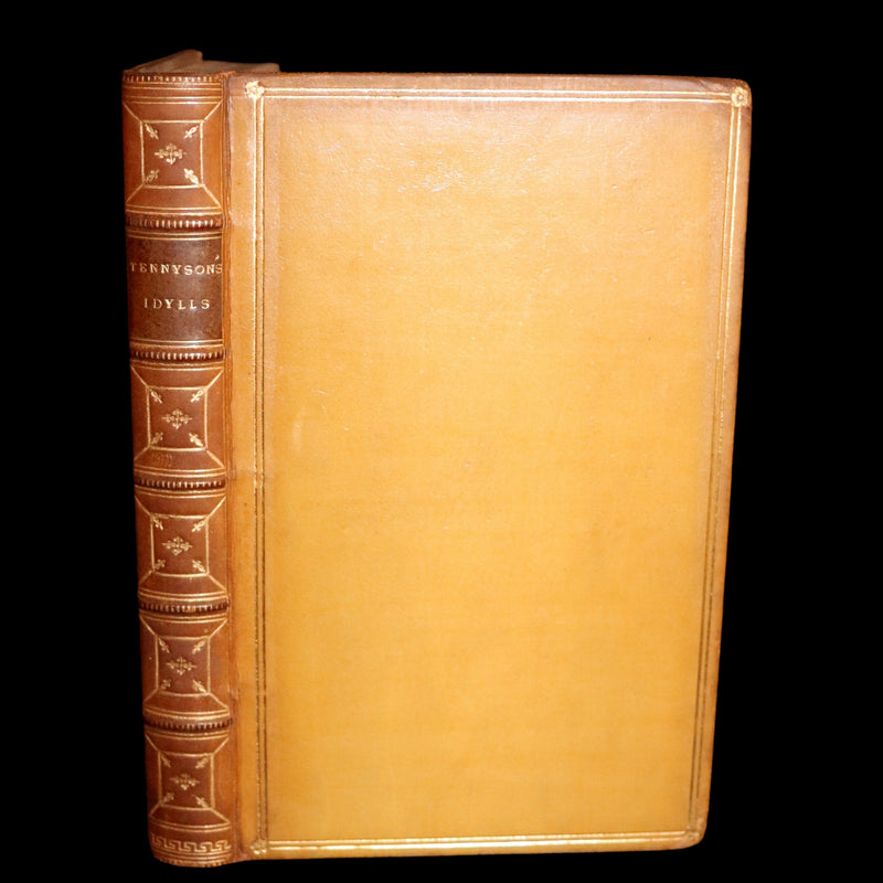 1863 Rare Book - Legend of King Arthur - IDYLLS OF THE KING by Alfred Tennyson.
