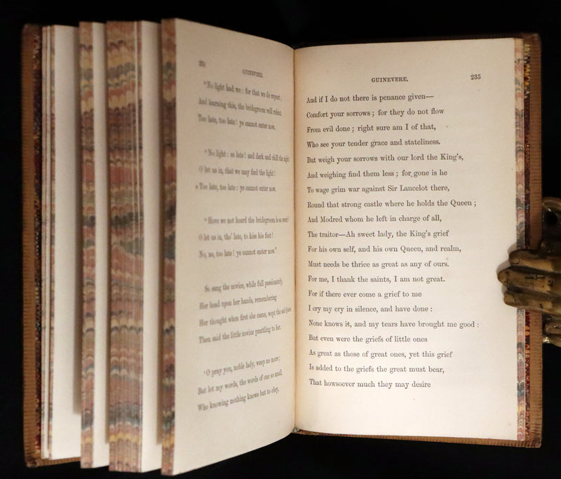 1863 Rare Book - Legend of King Arthur - IDYLLS OF THE KING by Alfred Tennyson.