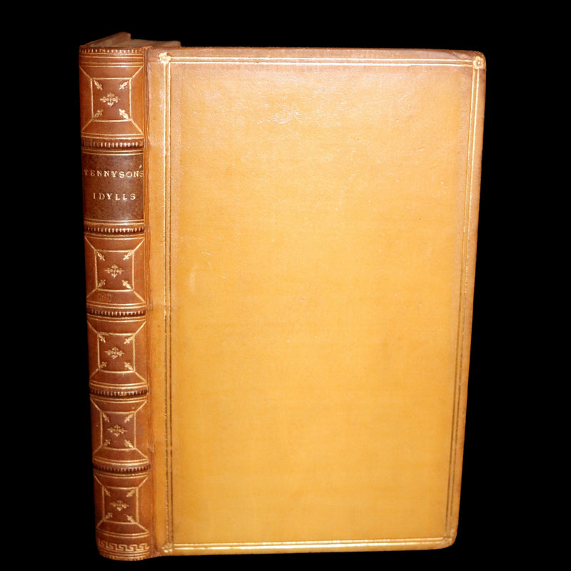 1863 Rare Book - Legend of King Arthur - IDYLLS OF THE KING by Alfred Tennyson.