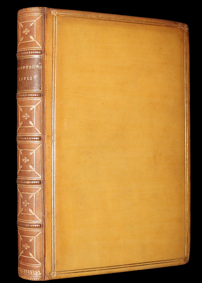 1863 Rare Book - Legend of King Arthur - IDYLLS OF THE KING by Alfred Tennyson.