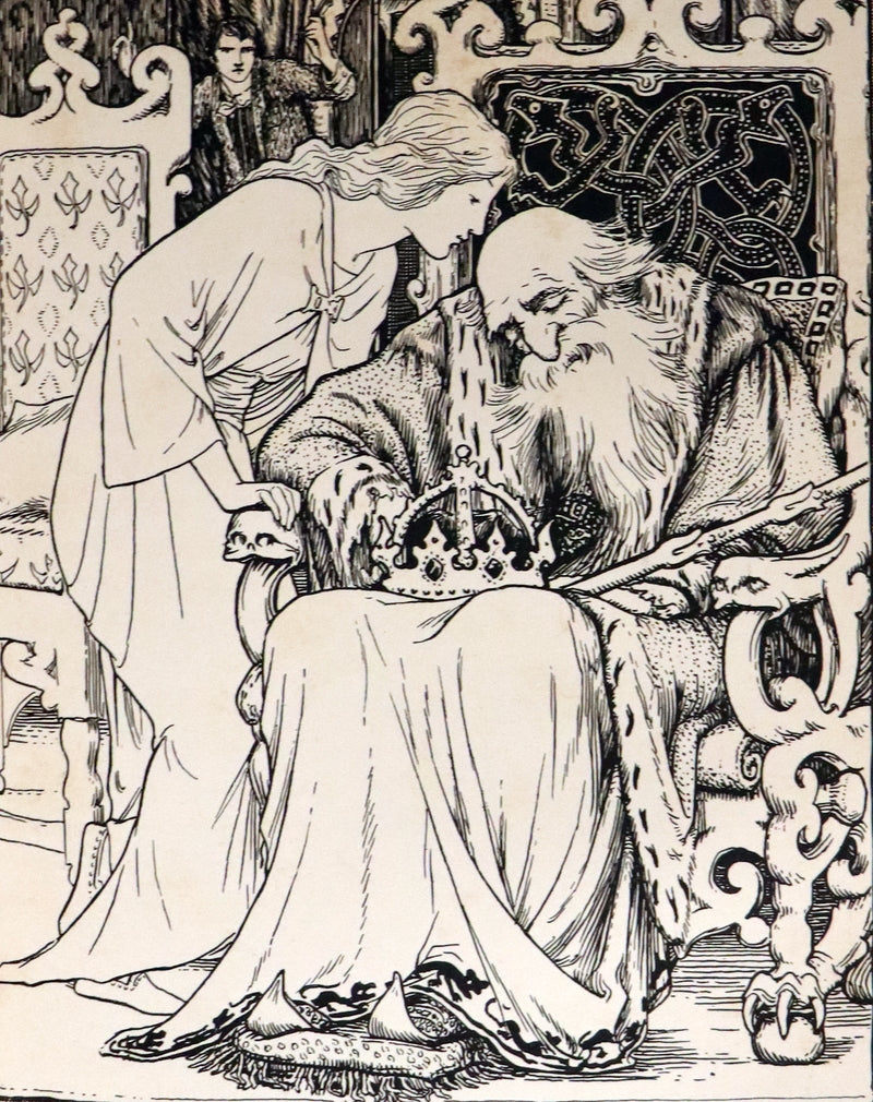 1894 Scarce First Edition - MORE CELTIC FAIRY TALES by Joseph Jacobs Illustrated by John D. Batten.