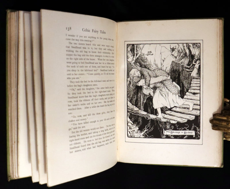 1894 Scarce First Edition - MORE CELTIC FAIRY TALES by Joseph Jacobs Illustrated by John D. Batten.