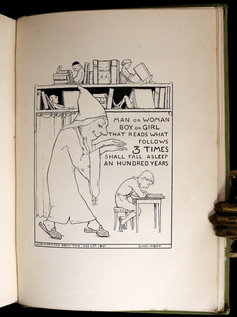 1894 Scarce First Edition - MORE CELTIC FAIRY TALES by Joseph Jacobs Illustrated by John D. Batten.