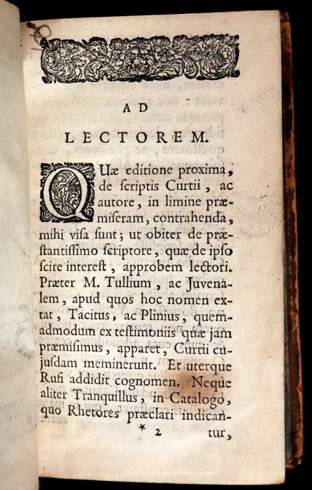 1660 Rare Latin Book - Histories of ALEXANDER the GREAT by Quintus Curtius Rufus with MAP.