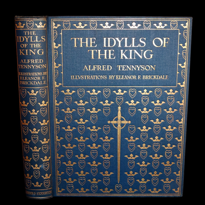 1911 First Edition Illustrated by Pre-Raphaelite Eleanor Fortescue Brickdale - Legend of King Arthur - Idylls of the King.