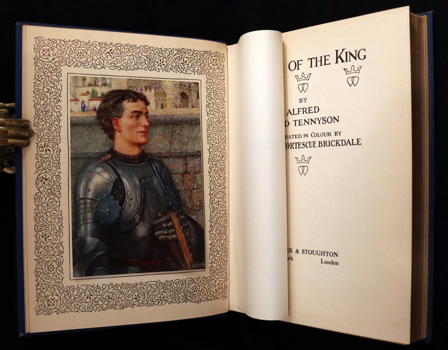 1911 First Edition Illustrated by Pre-Raphaelite Eleanor Fortescue Brickdale - Legend of King Arthur - Idylls of the King.