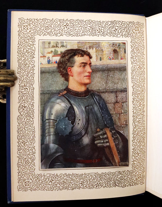 1911 First Edition Illustrated by Pre-Raphaelite Eleanor Fortescue Brickdale - Legend of King Arthur - Idylls of the King.