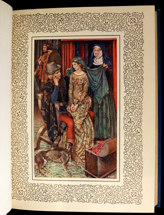 1911 First Edition Illustrated by Pre-Raphaelite Eleanor Fortescue Brickdale - Legend of King Arthur - Idylls of the King.