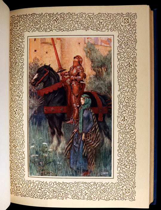 1911 First Edition Illustrated by Pre-Raphaelite Eleanor Fortescue Brickdale - Legend of King Arthur - Idylls of the King.