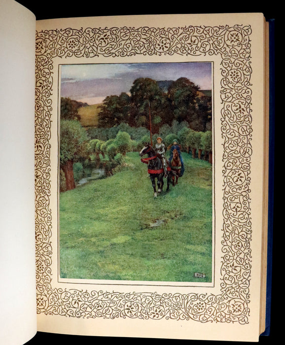 1911 First Edition Illustrated by Pre-Raphaelite Eleanor Fortescue Brickdale - Legend of King Arthur - Idylls of the King.