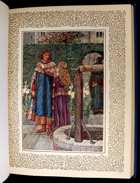 1911 First Edition Illustrated by Pre-Raphaelite Eleanor Fortescue Brickdale - Legend of King Arthur - Idylls of the King.