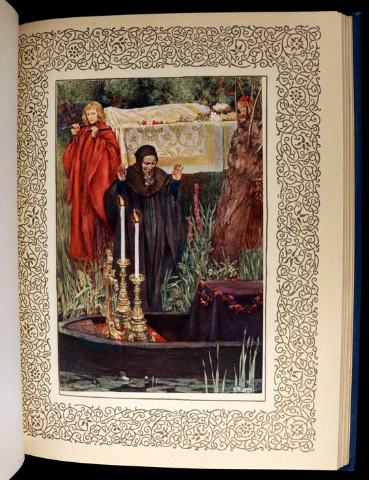 1911 First Edition Illustrated by Pre-Raphaelite Eleanor Fortescue Brickdale - Legend of King Arthur - Idylls of the King.