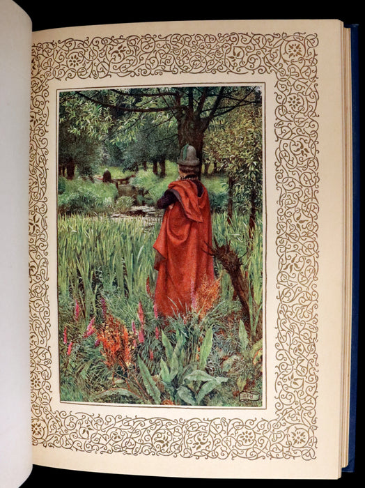 1911 First Edition Illustrated by Pre-Raphaelite Eleanor Fortescue Brickdale - Legend of King Arthur - Idylls of the King.