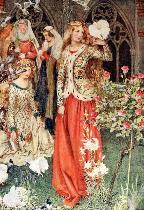 1911 First Edition Illustrated by Pre-Raphaelite Eleanor Fortescue Brickdale - Legend of King Arthur - Idylls of the King.