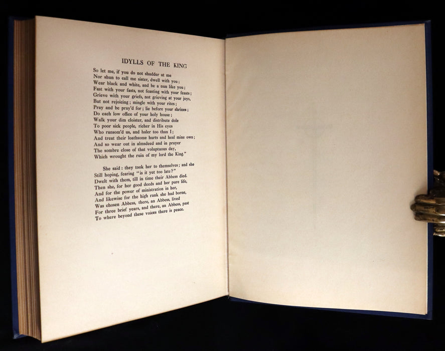 1911 First Edition Illustrated by Pre-Raphaelite Eleanor Fortescue Brickdale - Legend of King Arthur - Idylls of the King.