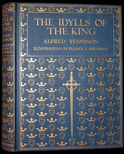 1911 First Edition Illustrated by Pre-Raphaelite Eleanor Fortescue Brickdale - Legend of King Arthur - Idylls of the King.