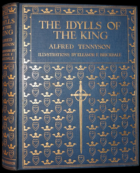 1911 First Edition Illustrated by Pre-Raphaelite Eleanor Fortescue Brickdale - Legend of King Arthur - Idylls of the King.