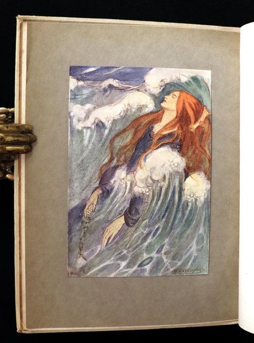 1910 Rare First Edition - POEMS BY CHRISTINA ROSSETTI Illustrated by Pre-Raphaelite FLORENCE HARRISON.