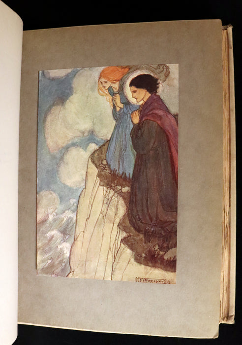 1910 Rare First Edition - POEMS BY CHRISTINA ROSSETTI Illustrated by Pre-Raphaelite FLORENCE HARRISON.