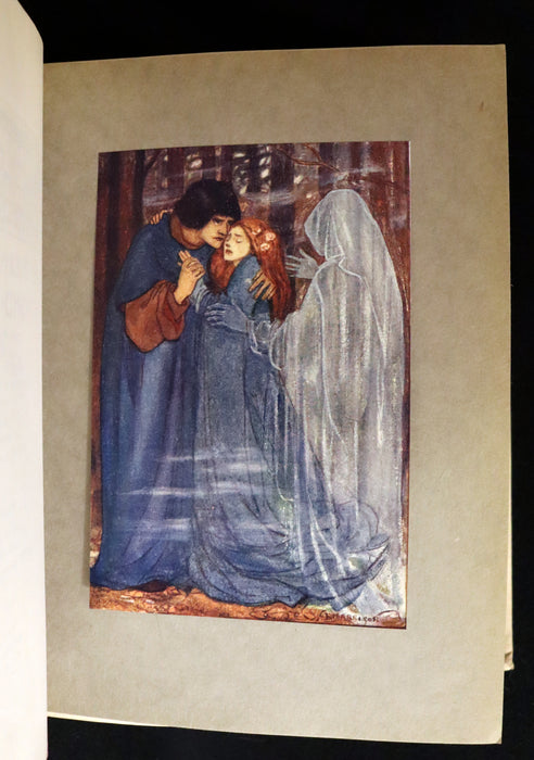 1910 Rare First Edition - POEMS BY CHRISTINA ROSSETTI Illustrated by Pre-Raphaelite FLORENCE HARRISON.