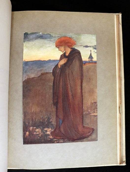 1910 Rare First Edition - POEMS BY CHRISTINA ROSSETTI Illustrated by Pre-Raphaelite FLORENCE HARRISON.