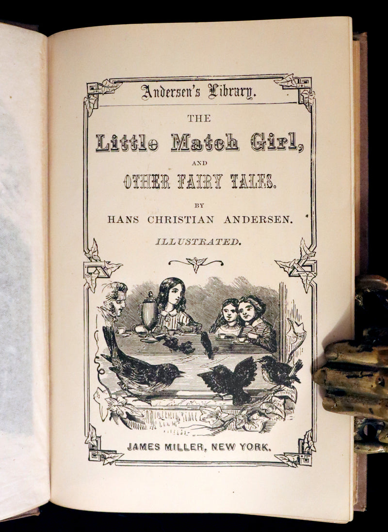 1877 Scarce Edition - Hans Christian Andersen - THE LITTLE MATCH GIRL and Other Fairy Tales. Illustrated.