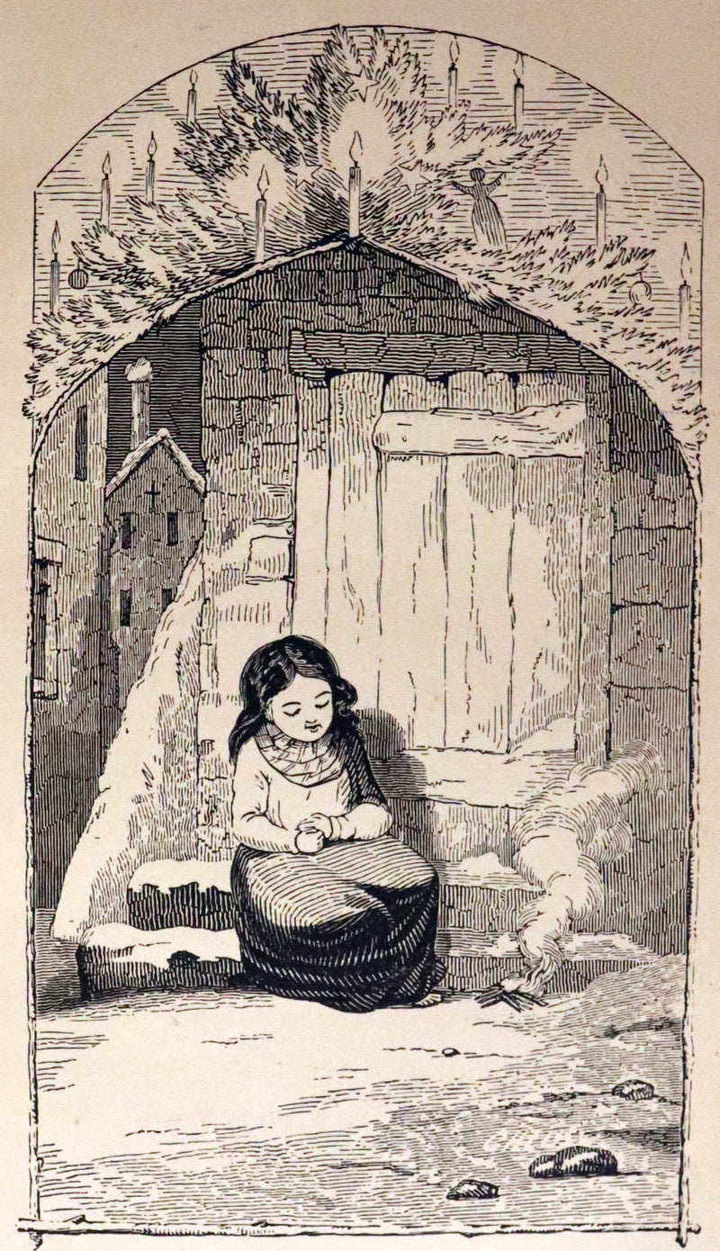 1877 Scarce Edition - Hans Christian Andersen - THE LITTLE MATCH GIRL and Other Fairy Tales. Illustrated.