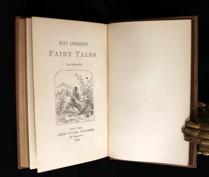 1877 Scarce Edition - Hans Christian Andersen - THE LITTLE MATCH GIRL and Other Fairy Tales. Illustrated.